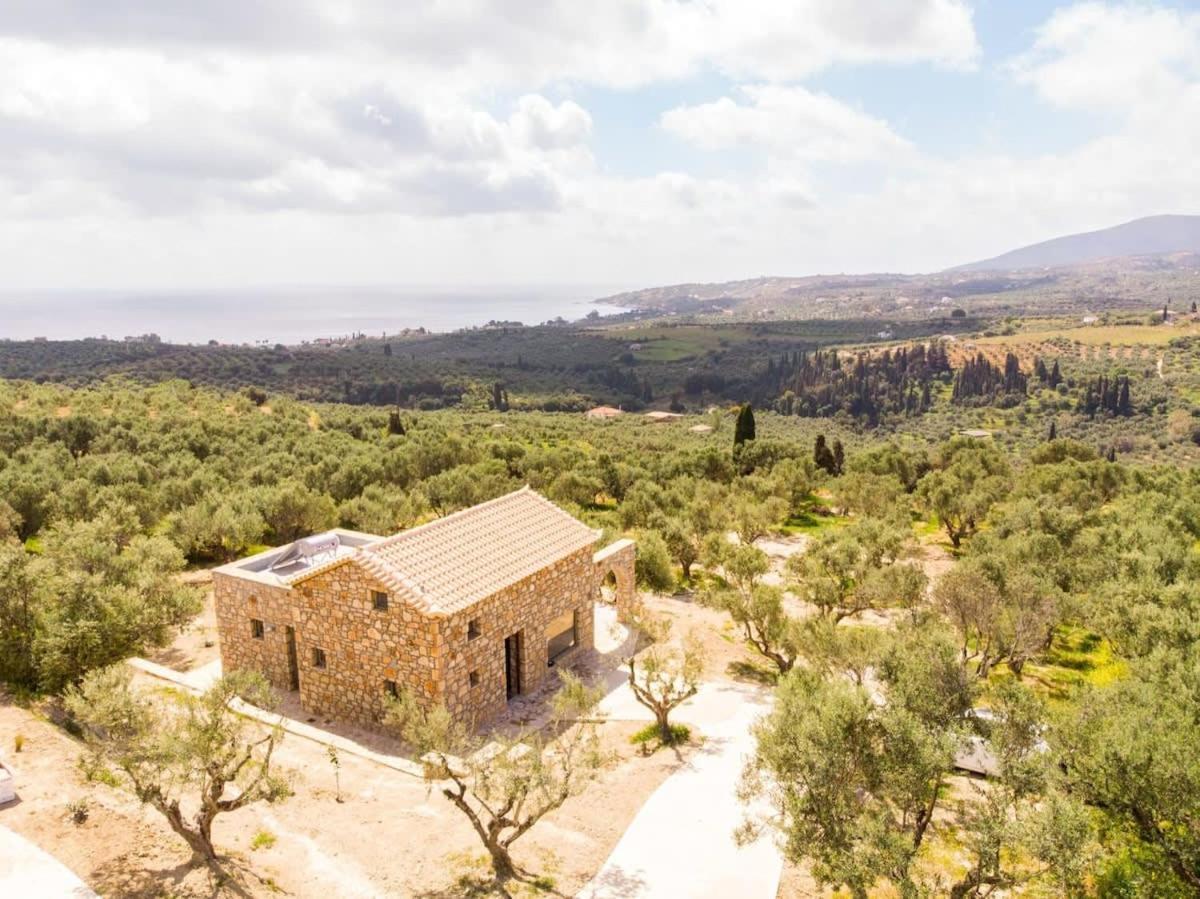 Gerakada Exclusive-Seaview Villa With Private Pool Koróni Esterno foto
